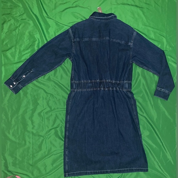 NWT 100% Cotton J.Crew Denim Midi Dress size 2 - Picture 5 of 13